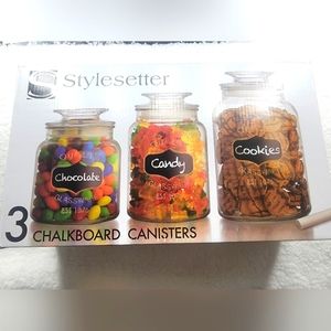 Set of 3 Glass Jars!